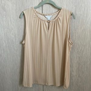 Liz Claiborne Sleeveless Top Size Large